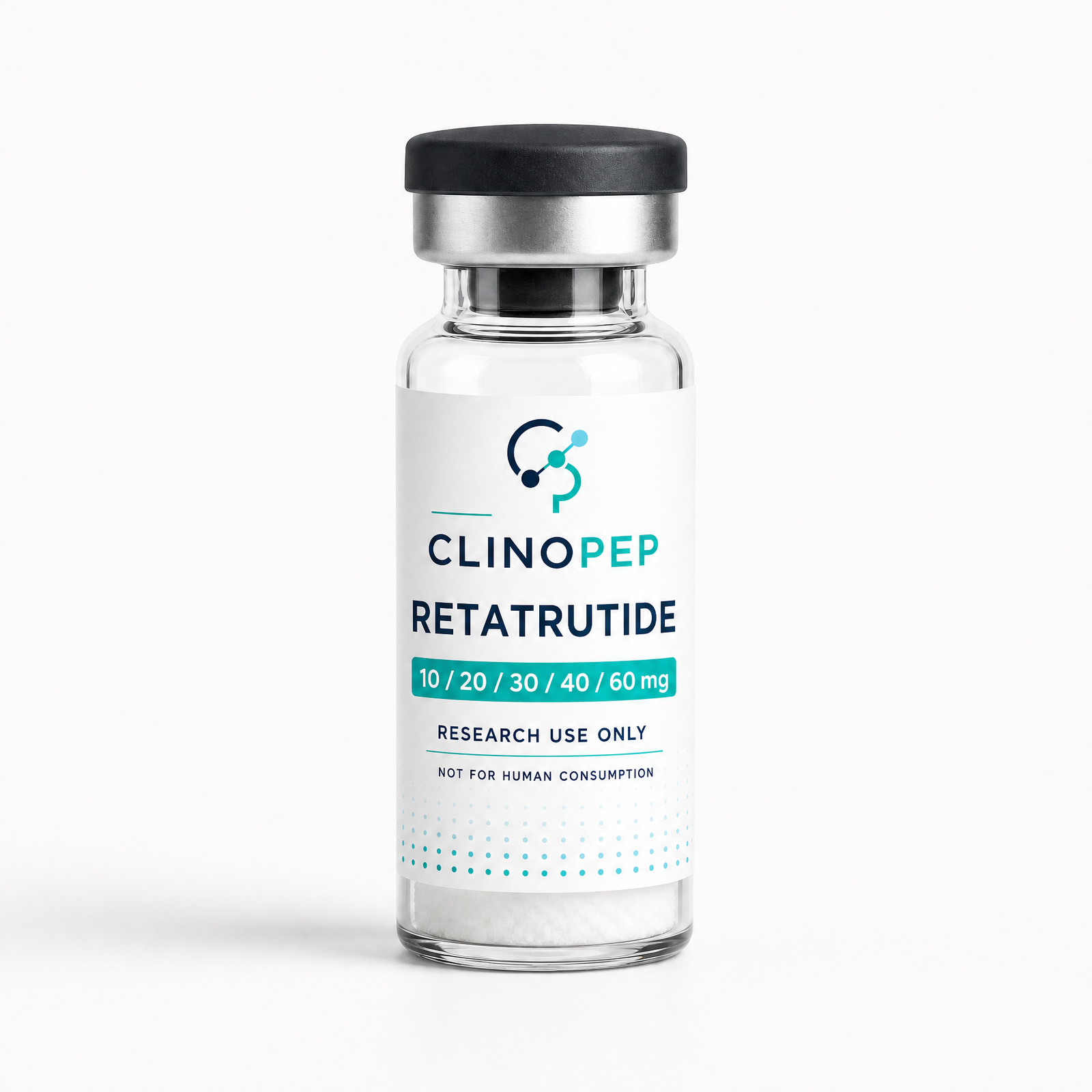 ClinoPep Retatrutide 10mg, 20mg, 30mg, 40mg, 60mg research catalog product image