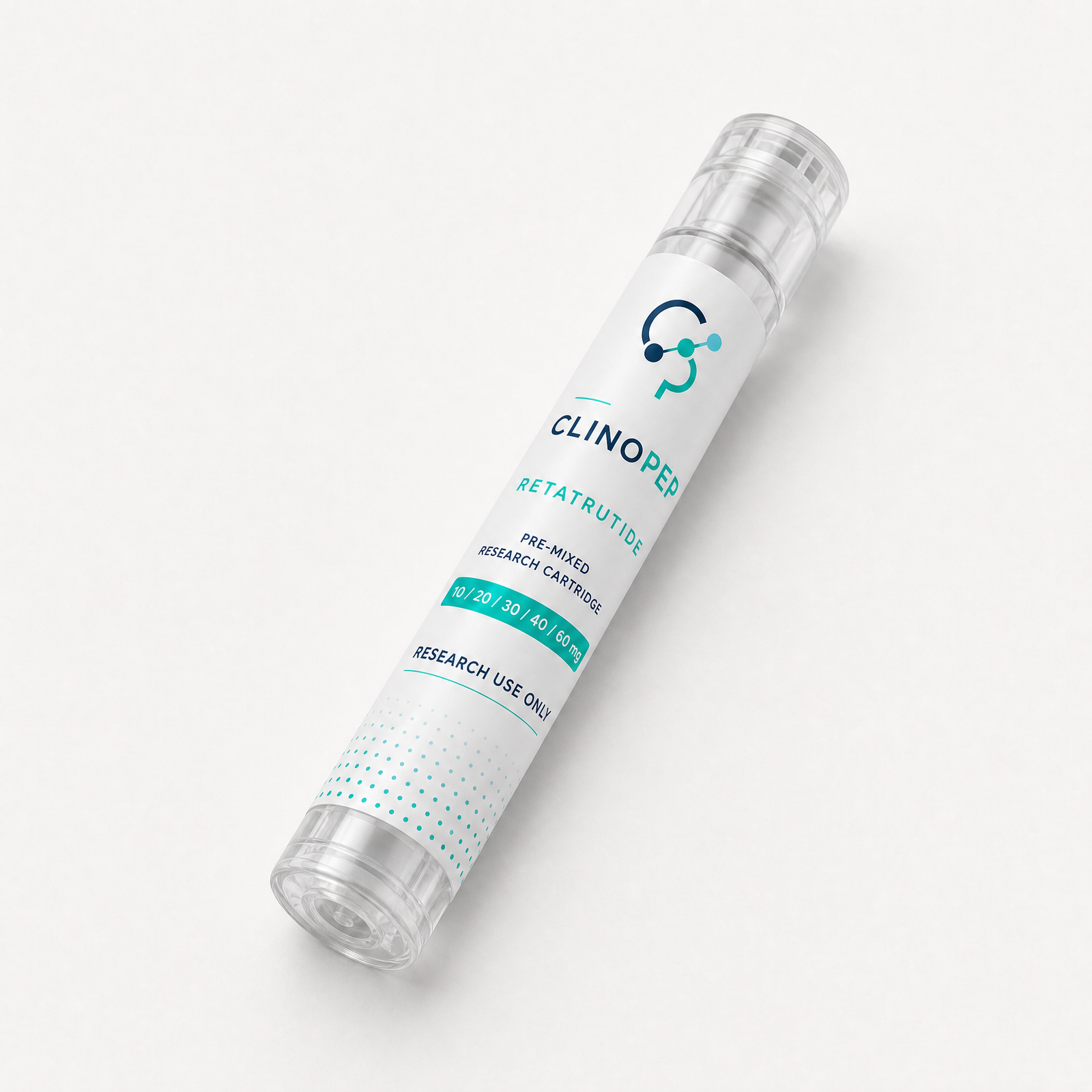 ClinoPep Retatrutide pre-mixed research cartridge product image
