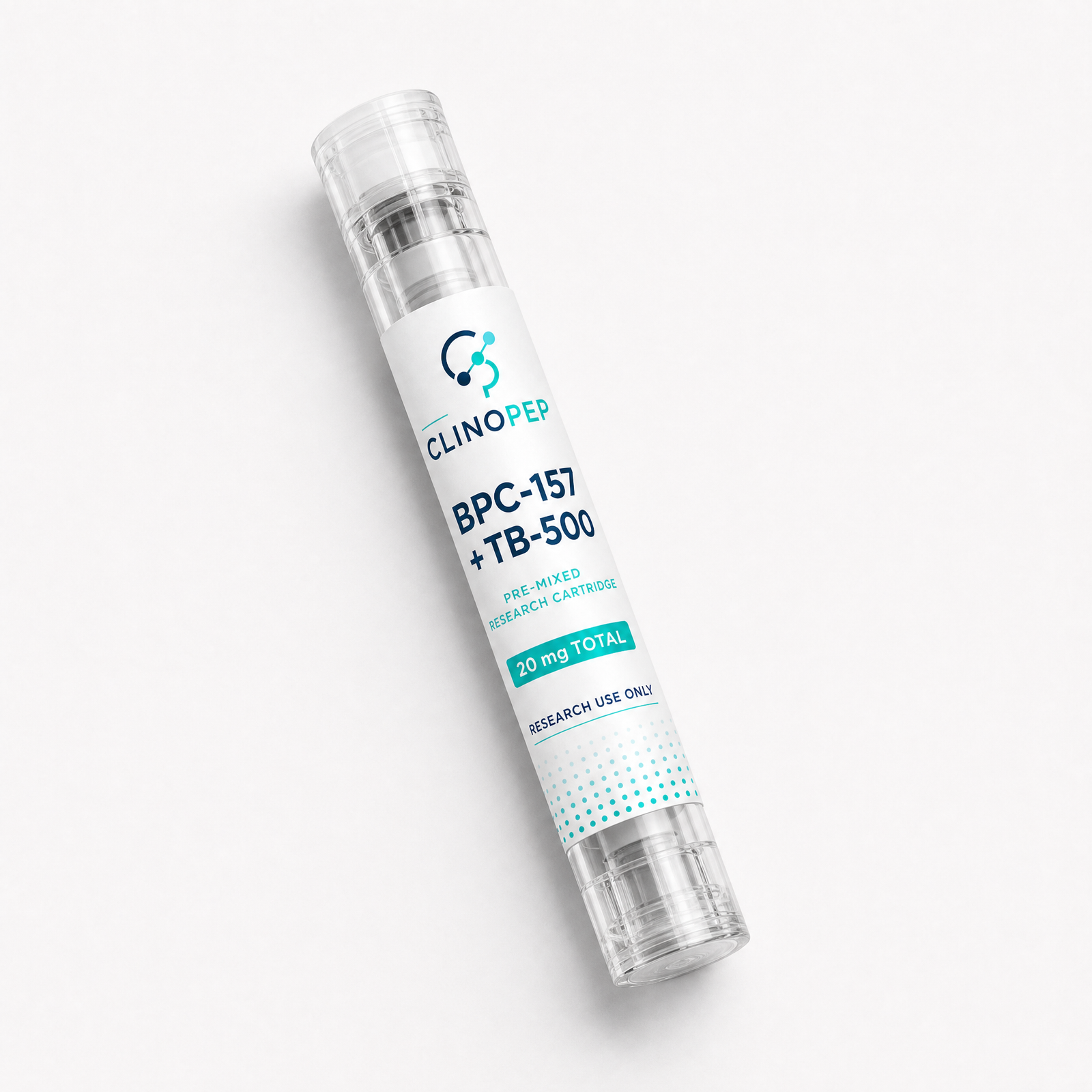 ClinoPep BPC-157 and TB-500 pre-mixed research cartridge product image