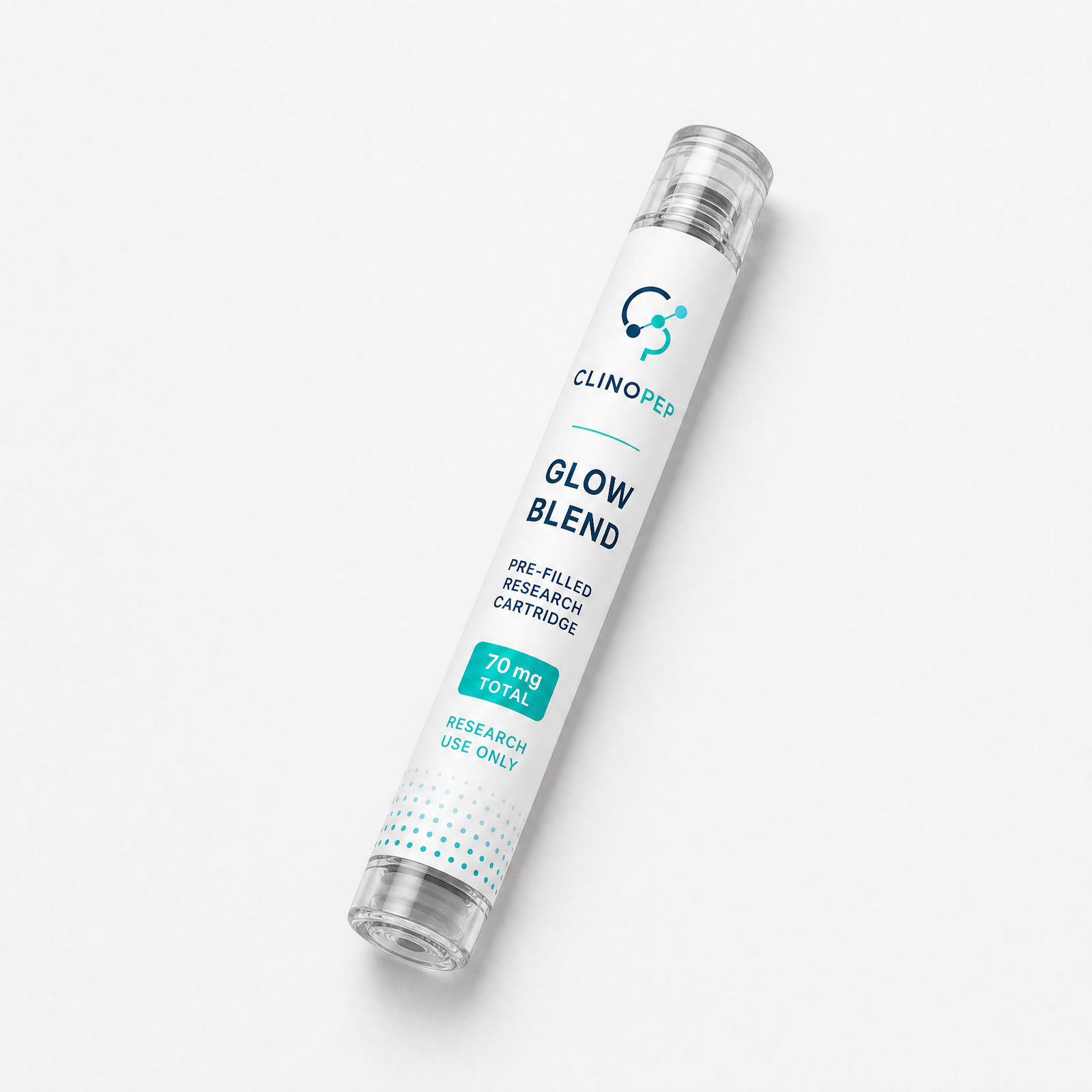 ClinoPep GLOW Blend pre-filled research cartridge product image